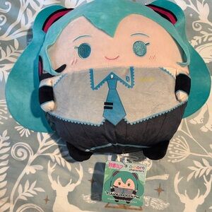 Miku in Blue and Black Outfit